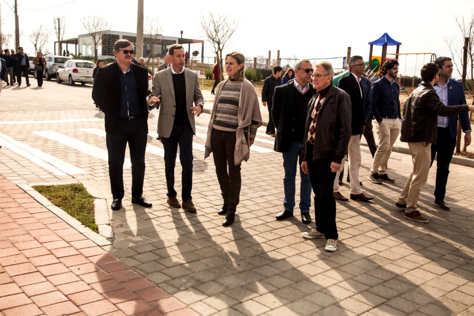 16.08.2019 - Prefeita Paula Mascarenhas e o vice Idemar Barz participam da inauguração da rua Coletora que ligará o Bairro Quartier à avenida Fernando Osório - Foto: Gustavo Vara
