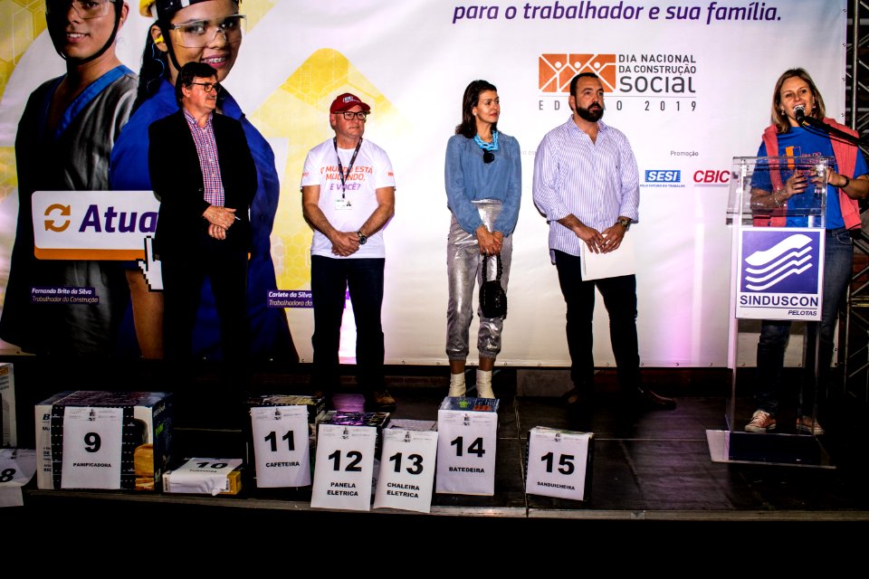 17.08.2019 - Prefeita Paula Mascarenhas prestigia Dia Nacional da Construção Social, organizado pelo Sinduscon Pelotas - Foto Michel Corvello