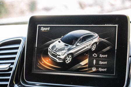 Automobile mercedes-benz gle coupe