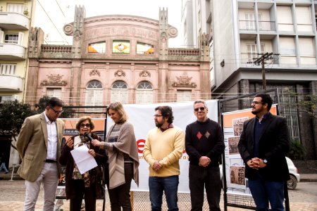 16.08.2019 - Prefeita Paula Mascarenhas realiza a assinatura do contrato e da ordem de serviço para o início das obras de restauro do Theatro Sete de Abril - Foto: Gustavo Vara