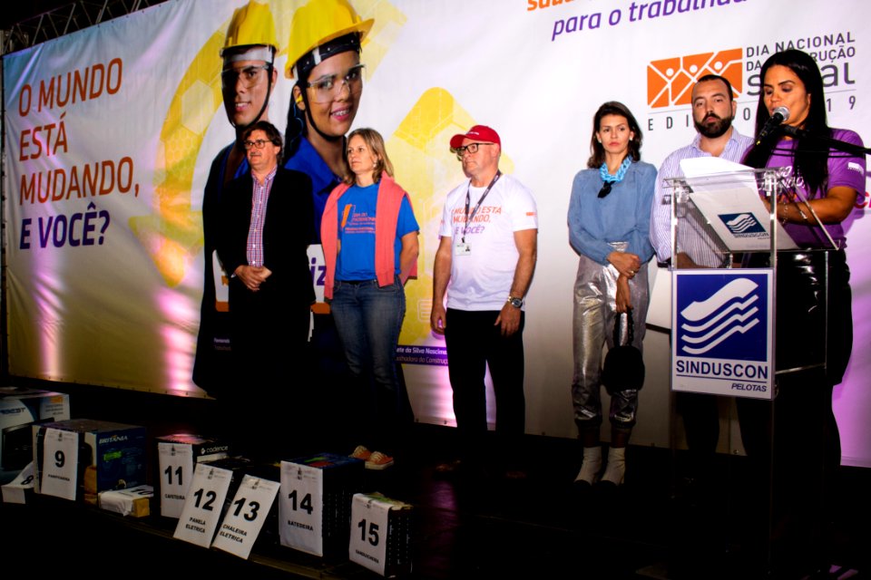 17.08.2019 - Prefeita Paula Mascarenhas prestigia Dia Nacional da Construção Social, organizado pelo Sinduscon Pelotas - Foto Michel Corvello