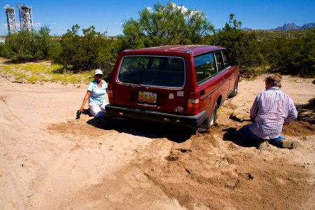 Volvo, stuck