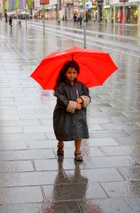 El paraguas rojo photo