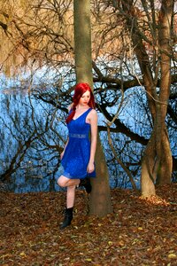 Lake red hair beauty