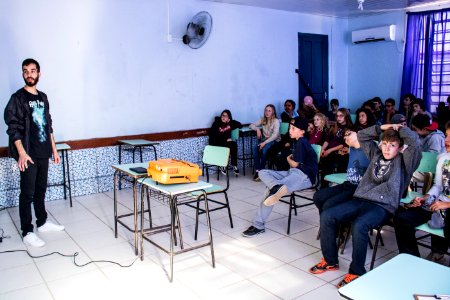07.08.2019 - Início do turno integral na Emef Maria Joaquina - Foto Michel Corvello