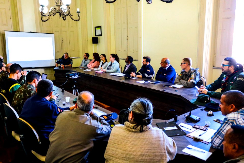 07.08.2019 -  Reunião sobre a Semana da Pátria - Foto Michel Corvello