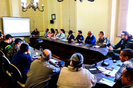 07.08.2019 -  Reunião sobre a Semana da Pátria - Foto Michel Corvello