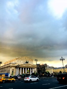 Clouds over the Bolshoi Theater