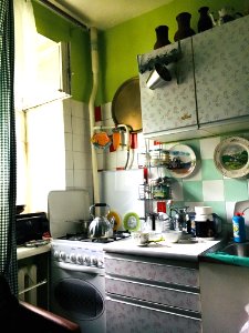 Rustic Russian kitchen