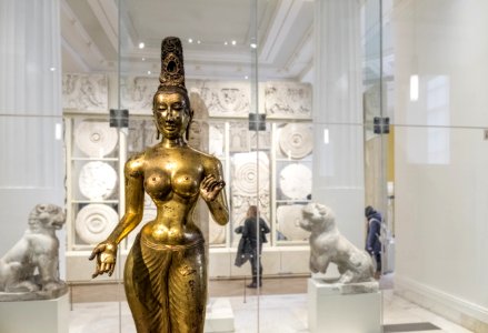Estatua de la diosa Tara, en el Museo Británico