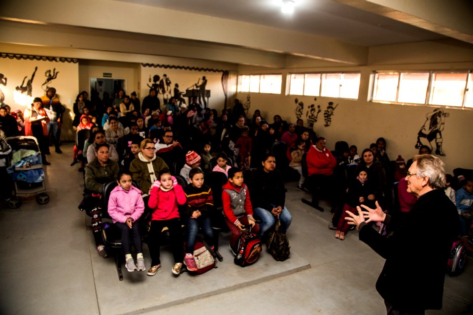 06.08.2019 - Início do turno integral na Emef Mario Maneghetti - Foto: Gustavo Vara