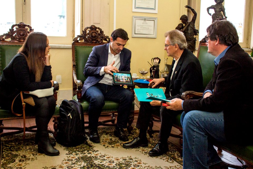 23.07.2019 Reunião com Eduardo Zorzello, diretor da Festuris - Fotos Igor Sobral