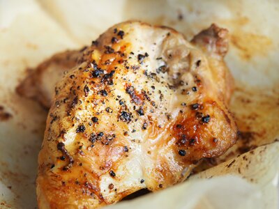 Pepper salt roast chicken