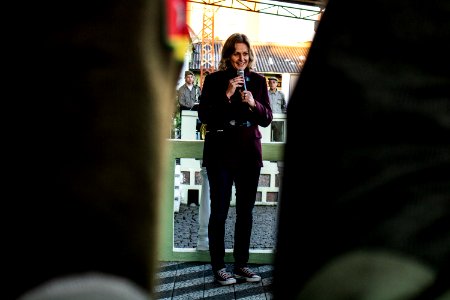 17.07.2019 - Prefeita Paula Mascarenas recebe homenagem dos soldados do 4º BPM - Foto Michel Corvello