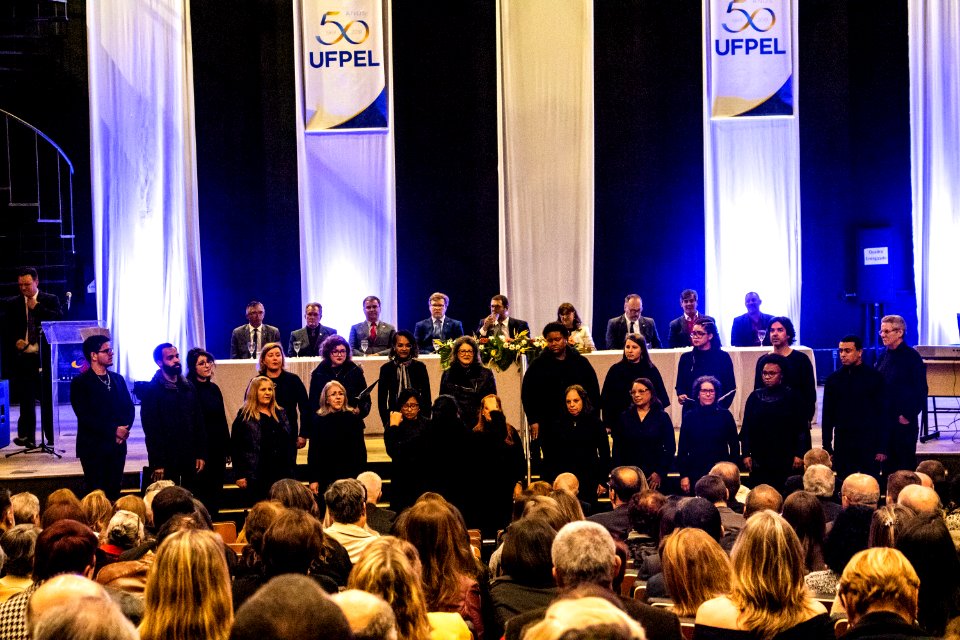 08.08.2019 - Prefeito em exercício prestigia cerimônia de 50 anos da UFPel - Foto Michel Corvello