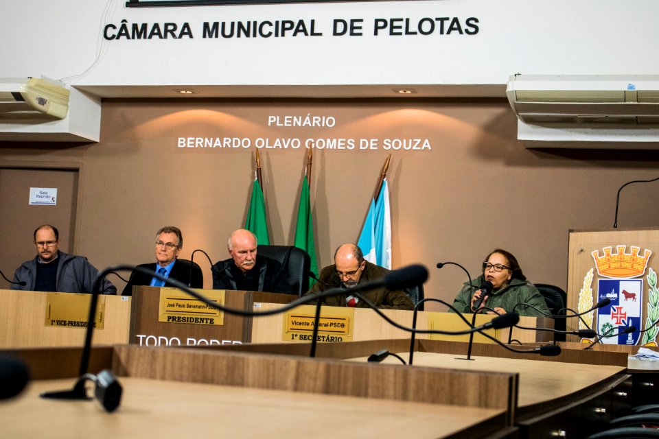 24.07.2019 - Prefeito em exercício Idemar Barz prestigia Sessão Solene em comemoração ao dia do Colono e da Imigração alemã - Foto Michel Corvello