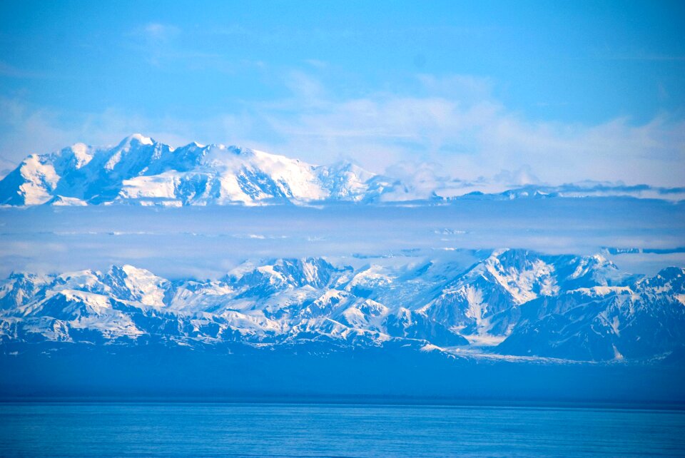 Mountains landscape snow