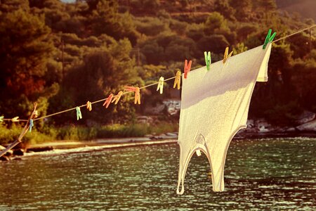 Laundry dry washed