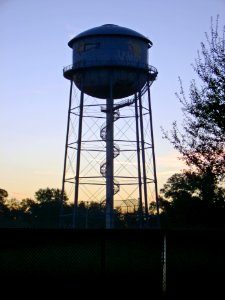 Crescent Lake Water Tower at Sunrise