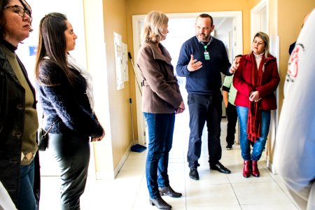 09.07.2019 - Prefeita Paula Mascarenhas visita UPA Areal em comemoração aos 3 anos com a nova secretária Roberta Ribeiro - Foto Michel Corvello