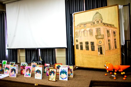 05.07.2019 - Prefeita Paula Mascarenhas visita exposição em homenagem ao aniversário de Pelotas no colégio Gonzaga - Foto Michel Corvello