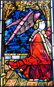Stained glass old window stained glass window
