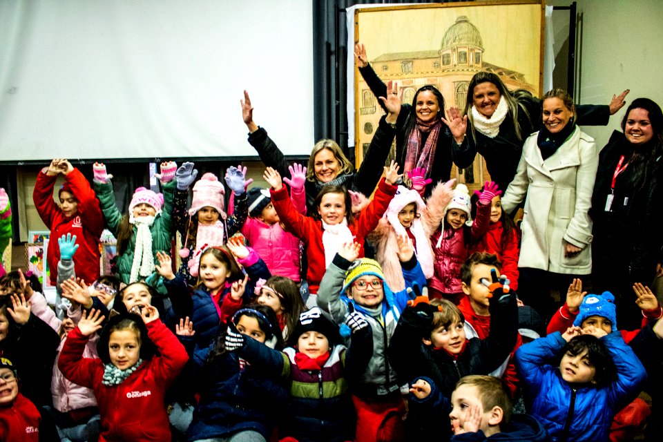 05.07.2019 - Prefeita Paula Mascarenhas visita exposição em homenagem ao aniversário de Pelotas no colégio Gonzaga - Foto Michel Corvello