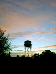 Crescent Lake Water Tower at Sunrise
