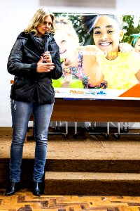 05.07.2019 - Prefeita Paula Mascarenhas prestigia aula inaugural do Espaço da Juventude para os alunos - Foto Michel Corvello