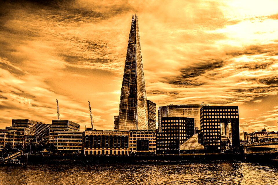 Landmark architecture city