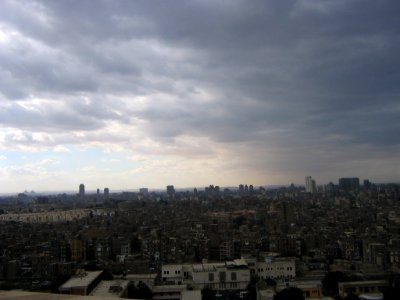 Vista de El Cairo desde la Ciudadela