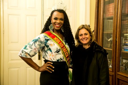 27.06.2019 - Prefeita Paula Mascarenhas Visita da Miss RS Gay, Kamilla Duarte - Foto: Gustavo Vara