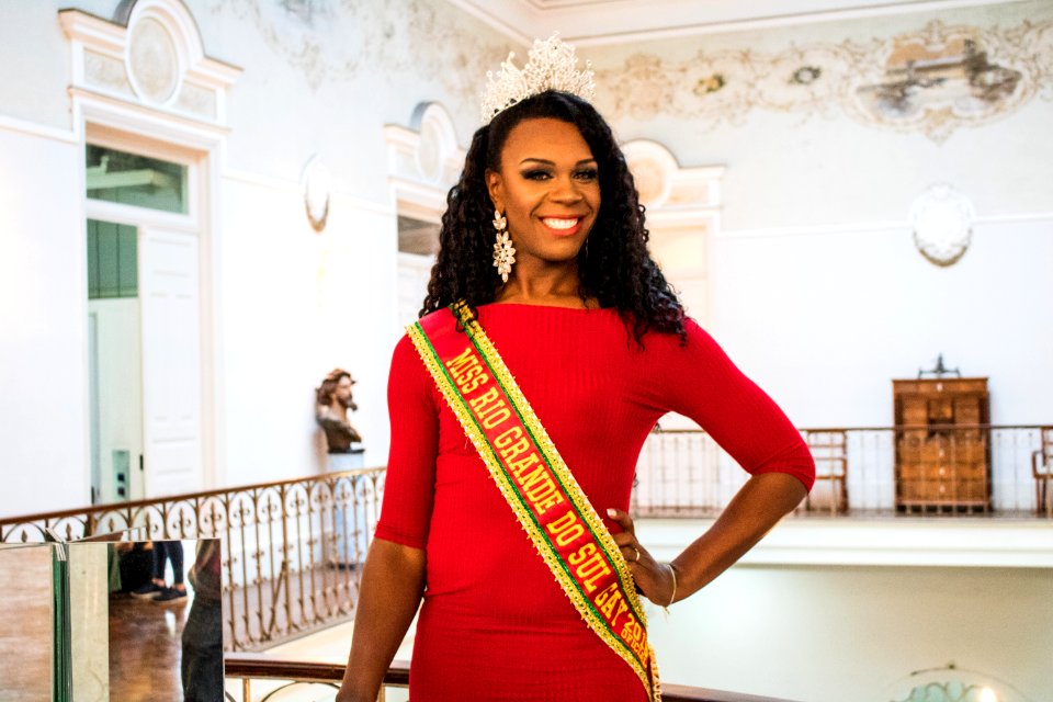 28.06.2019 - Dia do orgulho LGBT com a Miss gay Rio Grande do Sul - Foto Michel Corvello
