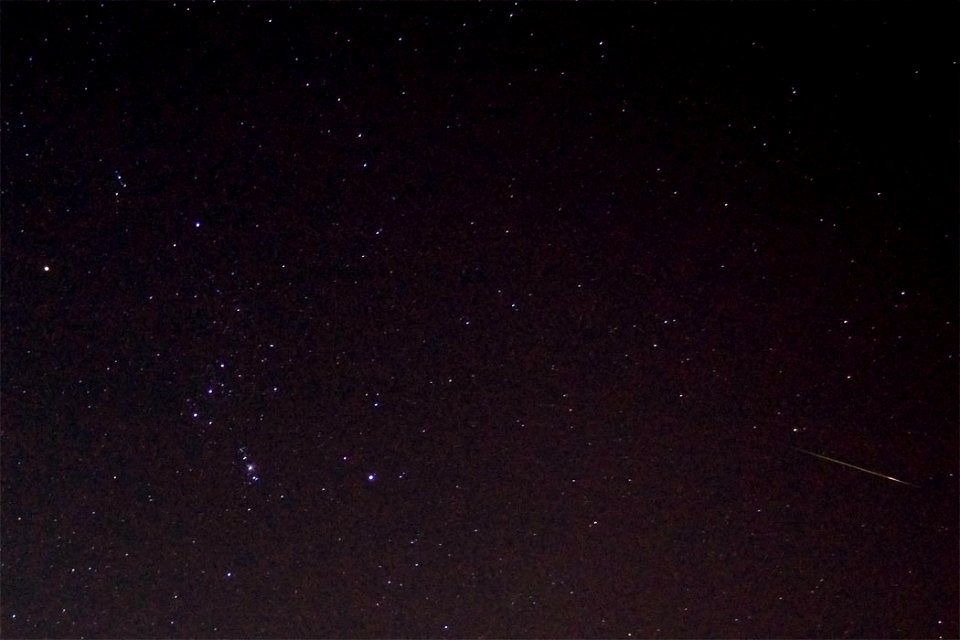 Orion meteor shower