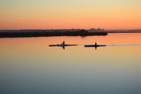 Canoes sunsets dagalega photo