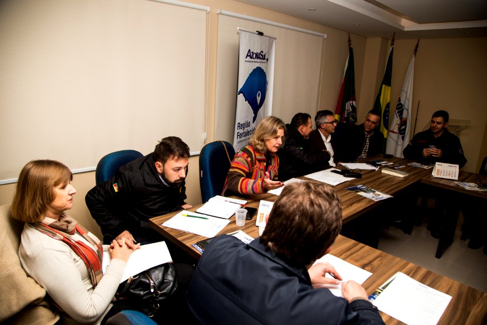 28.06.2019 - Prefeita Paula Mascarenhas participa da reunião da Azonasul - Foto: Gustavo Vara