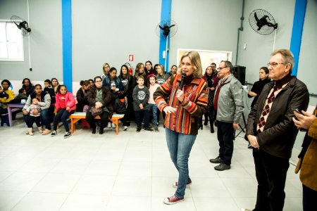 28.06.2019 - Prefeita Paula Mascarenhas e o vice Idemar Barz realizam a entrega das obras de reforma e ampliação da Emei Nestor Rodrigues - Foto: Gustavo Vara