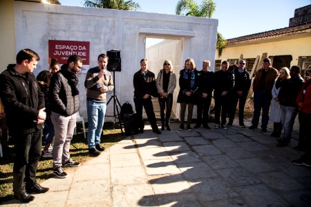 27.06.2019 - Inauguração do novo Espaço da Juventude, junto ao Cras São Gonçalo - Foto: Gustavo Vara