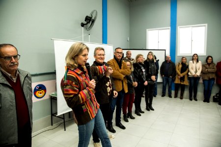28.06.2019 - Prefeita Paula Mascarenhas e o vice Idemar Barz realizam a entrega das obras de reforma e ampliação da Emei Nestor Rodrigues - Foto: Gustavo Vara