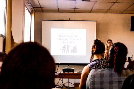 18.06.2019 - Treinamento de combate a incêndio promovido pelo departamento de Saúde e Segurança do Trabalho da SAS - Foto Michel Corvello