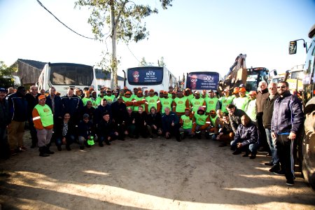 27.06.2019 - Prefeita Paula Mascarenhas e o vice Idemar Barz acompanham o início do mutirão na Sanga Funda e entrega as obras de requalificação da avenida Ildefonso Simões Lopes - Foto: Gustavo Vara
