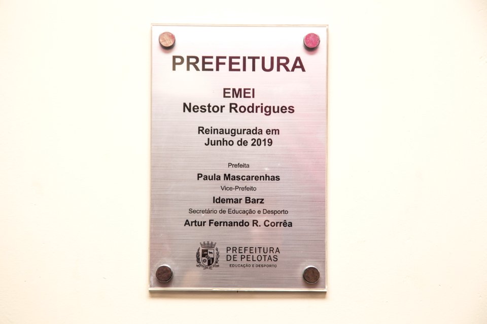 28.06.2019 - Prefeita Paula Mascarenhas e o vice Idemar Barz realizam a entrega das obras de reforma e ampliação da Emei Nestor Rodrigues - Foto: Gustavo Vara