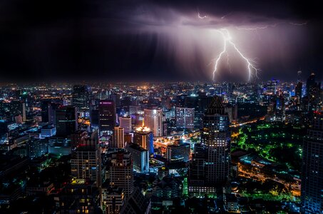 Sky weather thunderstorm