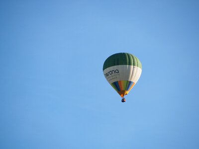 Hot air balloon flying barona