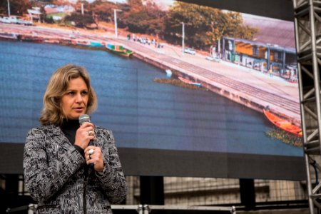 17.06.2019 - Prefeita Paula Mascarenhas no evento de inauguração da nova sede da Patram no Quadrado - Foto: Gustavo Vara