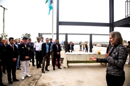 17.06.2019 - Prefeita Paula Mascarenhas no evento de inauguração da nova sede da Patram no Quadrado - Foto: Gustavo Vara