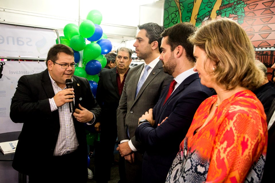 13.06.2019 - Prefeita Paula Mascarenhas e o Governador Eduardo Leite no lançamento das obras de drenagem da rua Gomes Carneiro na Fenadoce - Foto: Gustavo Vara