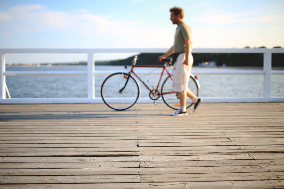 Bike walk walking