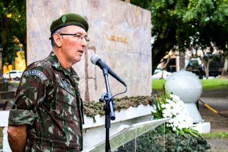 11.06.2019 - Vice-prefeito Idemar Barz prestigia cerimônia alusiva à Batalha Naval do Riachuelo - Foto Michel Corvello