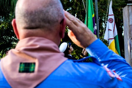11.06.2019 - Vice-prefeito Idemar Barz prestigia cerimônia alusiva à Batalha Naval do Riachuelo - Foto Michel Corvello